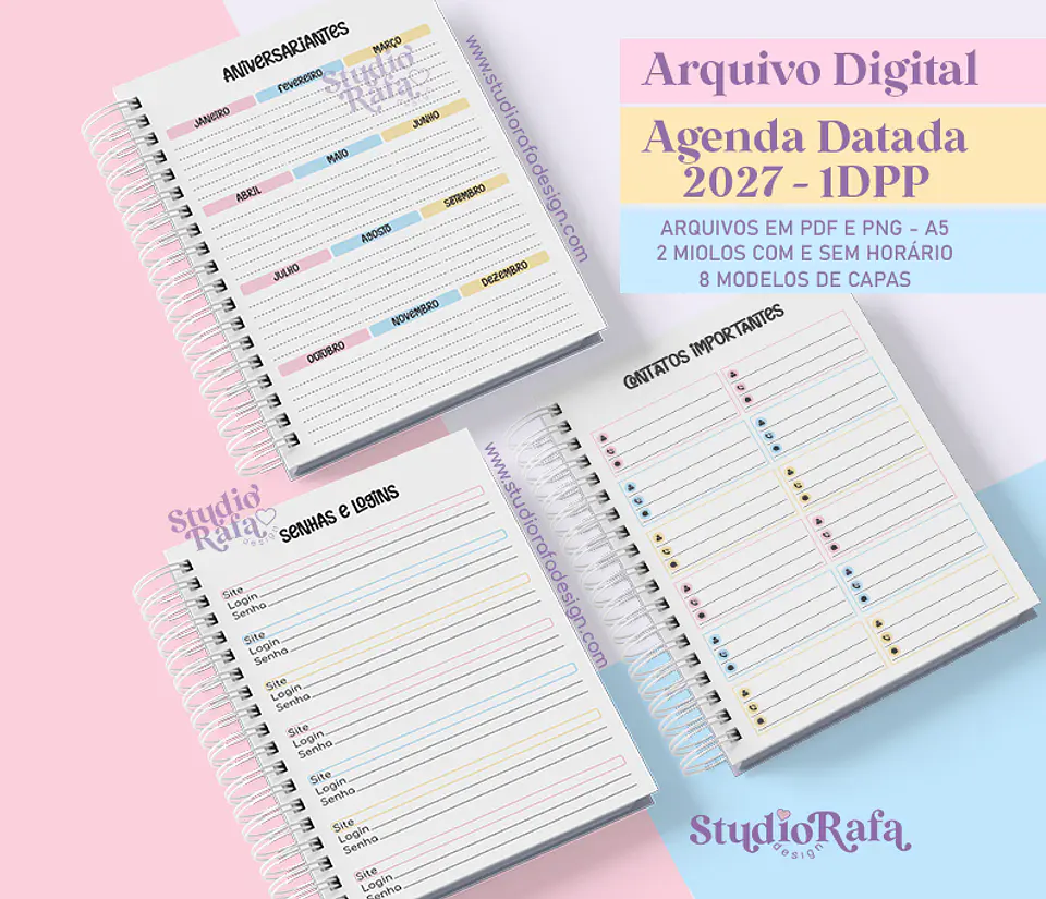 Agenda Datada 2027 Smile – 1DPP 3