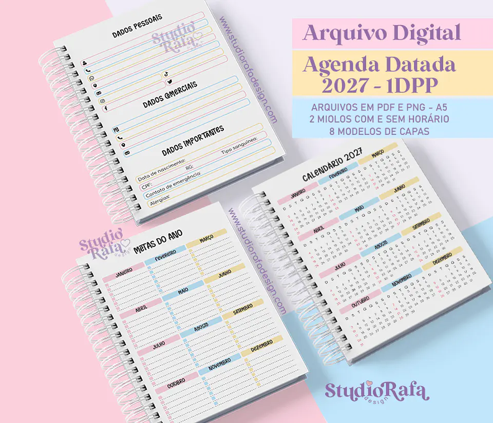 Agenda Datada 2027 Smile – 1DPP 5