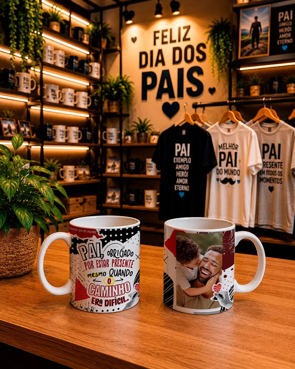 Sublimação Dia dos Pais - Artes para Canecas,Azulejos e Chopp 9