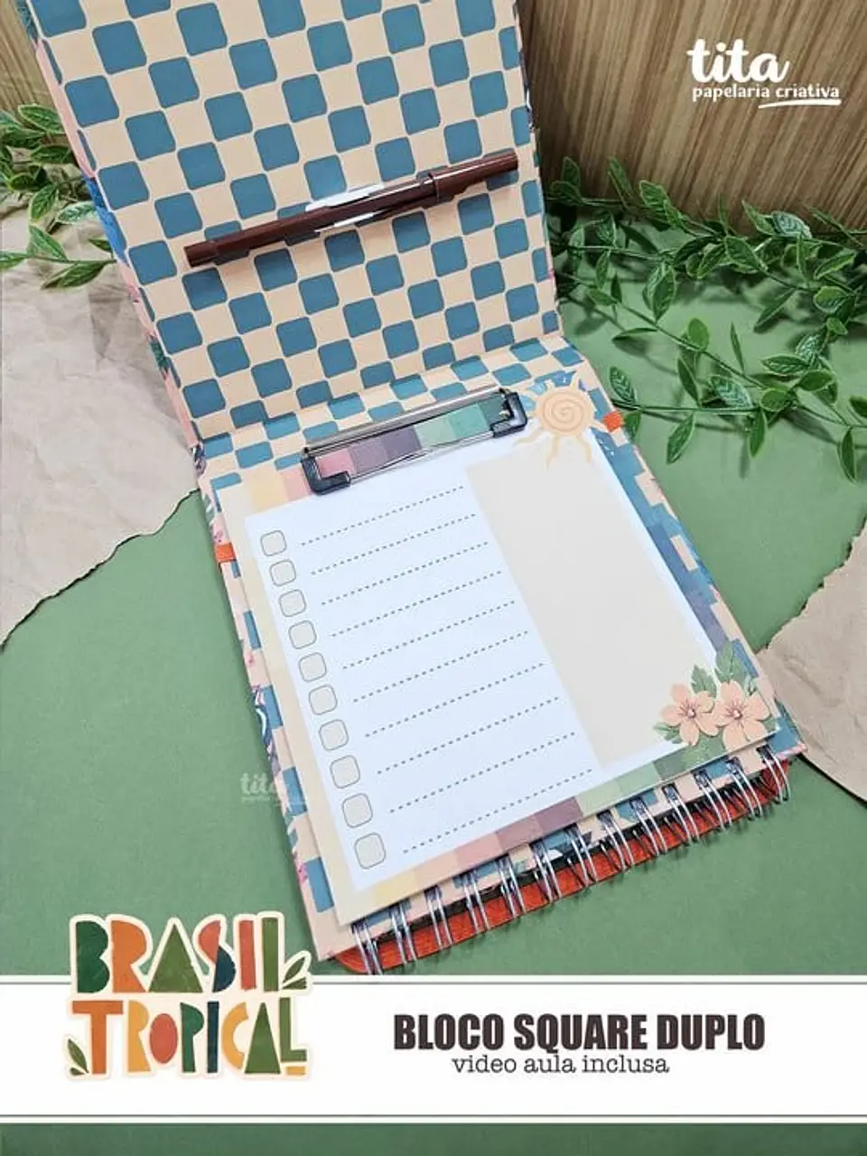 Brasil Tropical – Kit Encadernação Especial + Video Aulas Aulas Polly 11