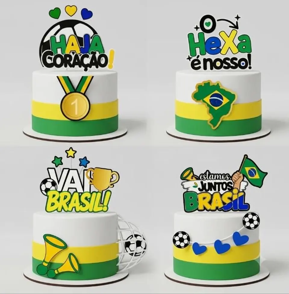 COLEÇÃO COPA – TOPOS DE BOLO 1