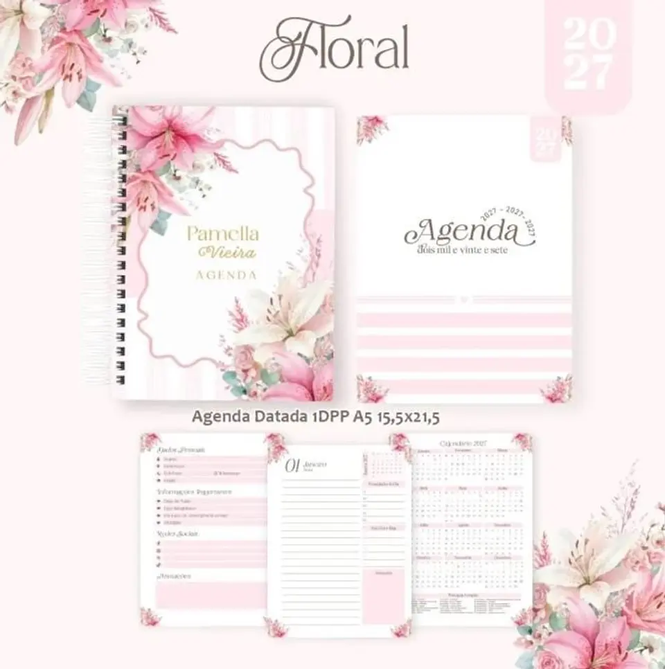 FLORAL – COLEÇÃO BIG 2027 COMPLETO 1