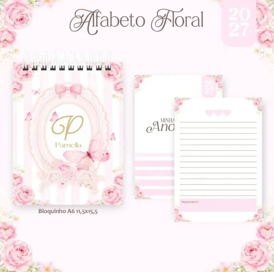 ALFABETO FLORAL – COLEÇÃO BIG 2027 COMPLETO 2