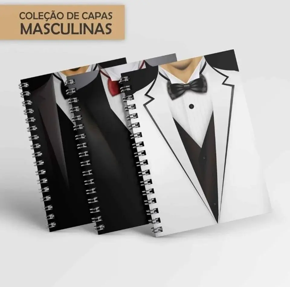 KIT 16 CAPAS COM TERNOS MASCULINOS 1