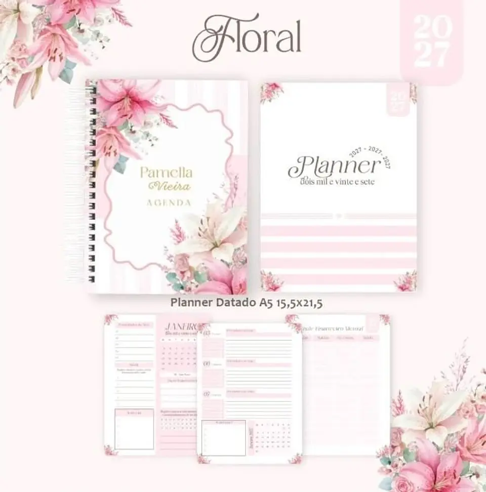 FLORAL – COLEÇÃO BIG 2027 COMPLETO 4