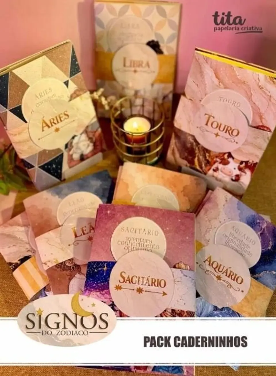 SIGNOS DO ZODÍACO – PACK CADERNINHOS COMPLETO 1