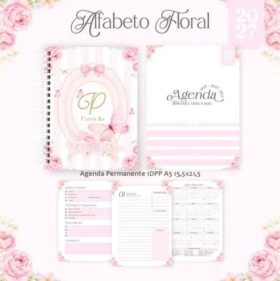 ALFABETO FLORAL – COLEÇÃO BIG 2027 COMPLETO 4