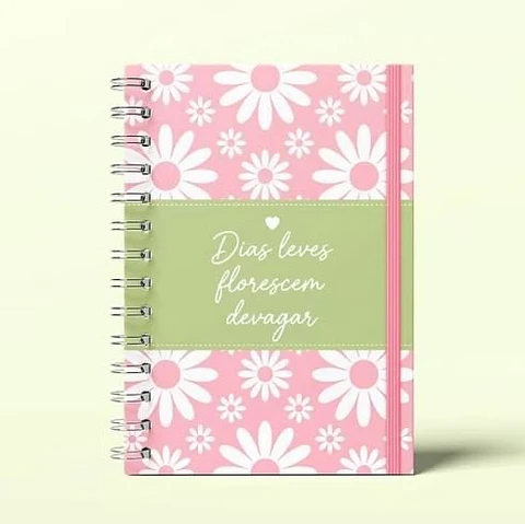 KIT DE ARQUIVOS – CADERNO ANOTAÇÕES VIDA LEVE – A5 – WIRE-O/ESPIRAL