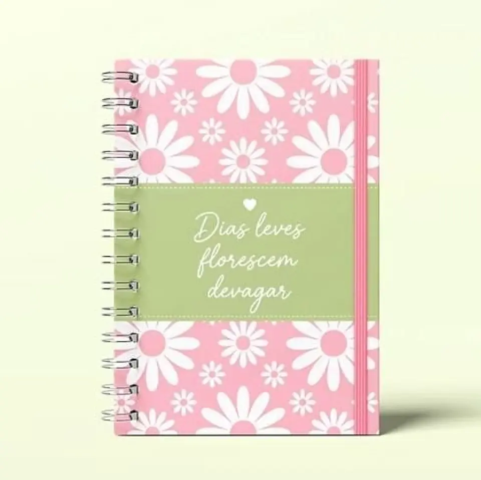 KIT DE ARQUIVOS – CADERNO ANOTAÇÕES VIDA LEVE – A5 – WIRE-O/ESPIRAL 1
