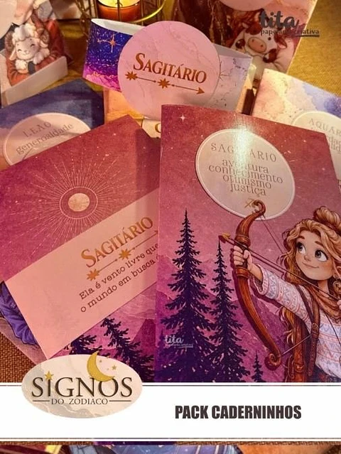 SIGNOS DO ZODÍACO – PACK CADERNINHOS COMPLETO