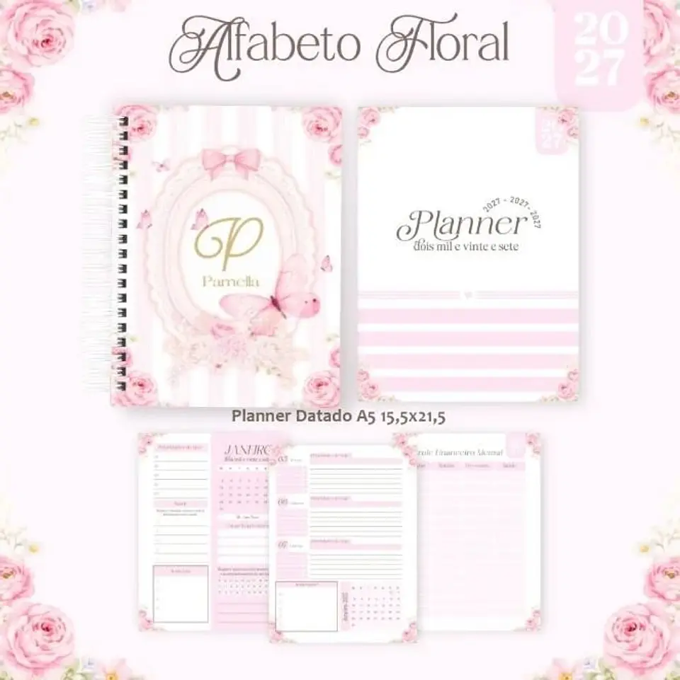 ALFABETO FLORAL – COLEÇÃO BIG 2027 COMPLETO 5