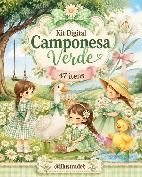 Camponesa Verde – Kit Digital