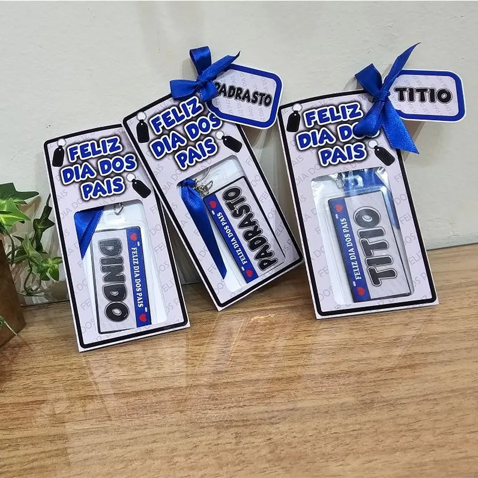 CHAVEIRO TAG DE PLACA – DIA DOS PAIS 4