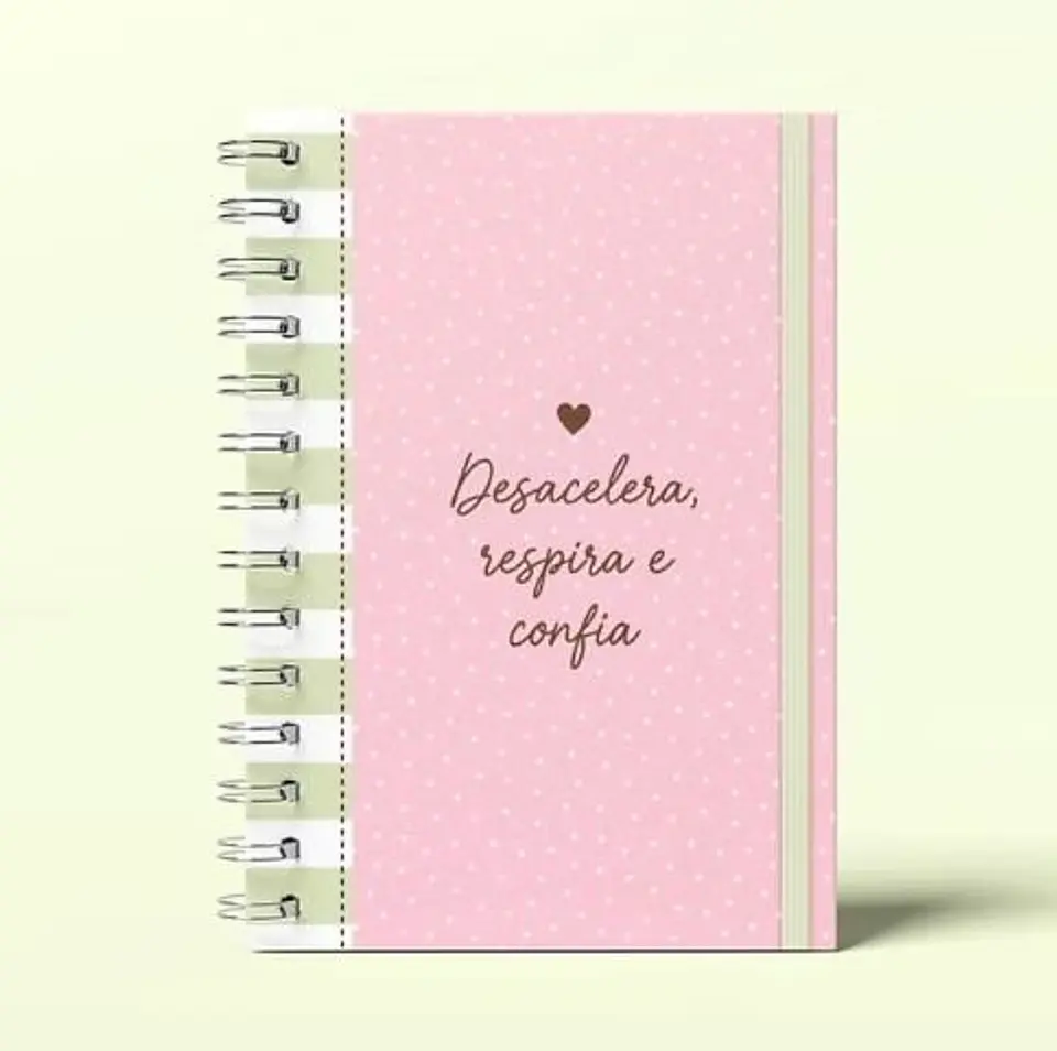 KIT DE ARQUIVOS – CADERNO ANOTAÇÕES VIDA LEVE – A5 – WIRE-O/ESPIRAL 5