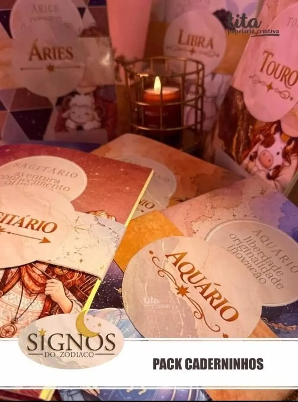 SIGNOS DO ZODÍACO – PACK CADERNINHOS COMPLETO 5