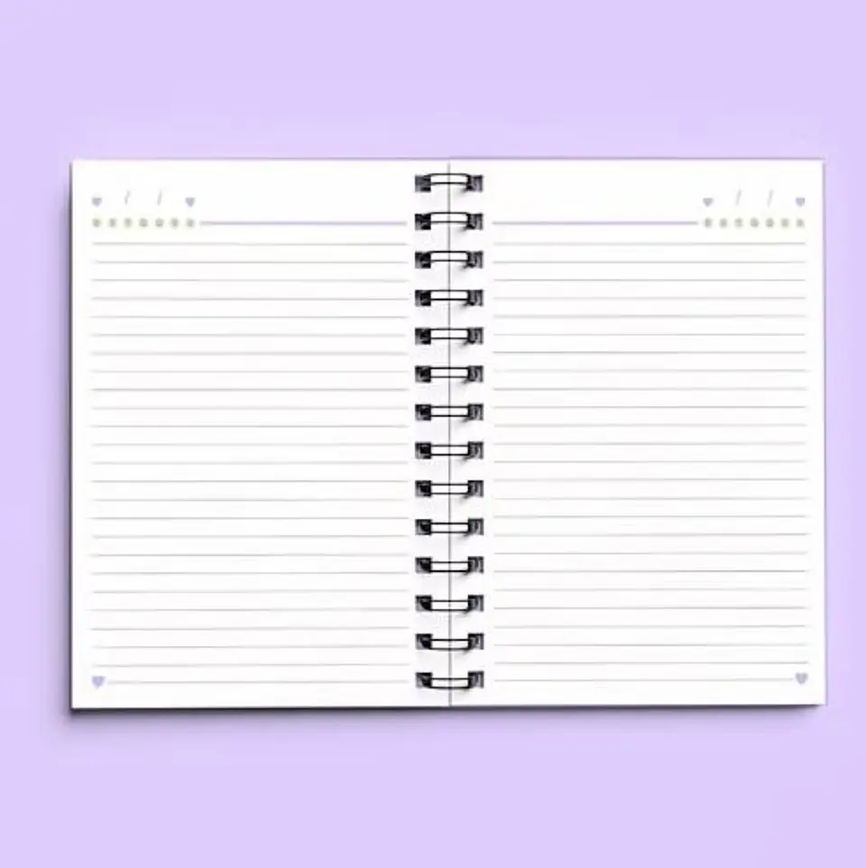 KIT DE ARQUIVOS – CADERNO ANOTAÇÕES VIDA LEVE – A5 – WIRE-O/ESPIRAL 13