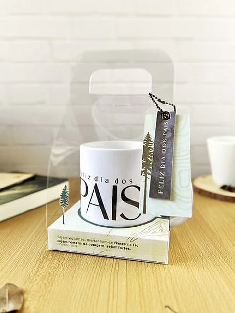 Caixa para caneca + artes – Dia dos Pais