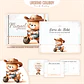 Caderneta Ursinho Cowboy Arquivo Digital Livro do Bebê Kit Completo - Thumbnail 4