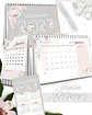 KIT CALENDÁRIOS 2027 DE MESA A5 A6 E CALENDÁRIO MARCA PÁGINA - Thumbnail 1