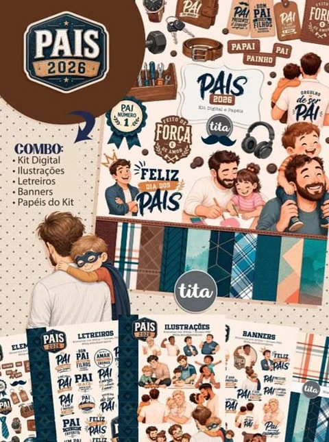 PAIS 2026 – COMBO ILUSTRAÇÕES E PAPÉIS