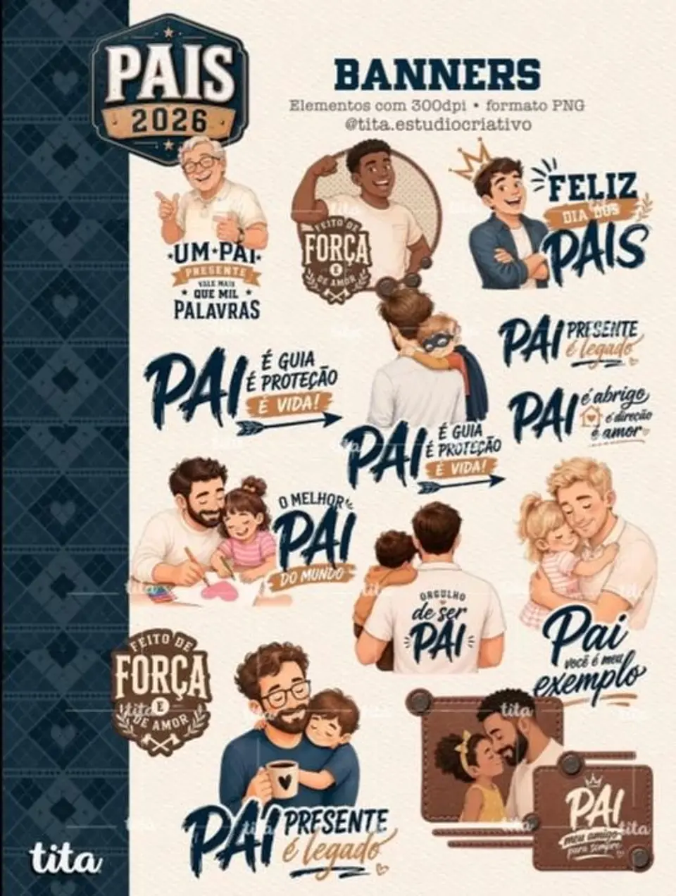 PAIS 2026 – COMBO ILUSTRAÇÕES E PAPÉIS 2