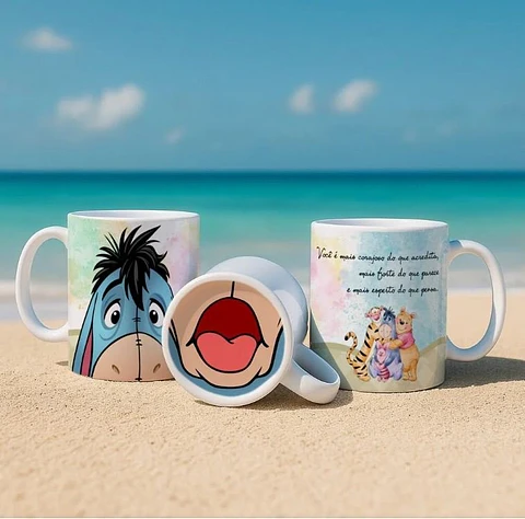 POOH E AMIGOS BOCÃO – ARTES PARA CANECAS