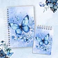 KIT CADERNO E BLOQUINHO BORBOLETAS - Thumbnail 3
