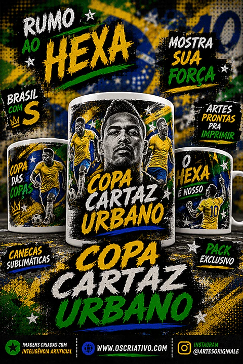 Arte Canecas Copa Street Urbano