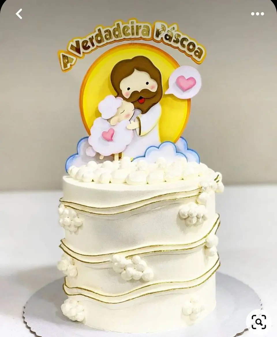 Topo de Bolo A Verdadeira Páscoa Arquivo Digital 1