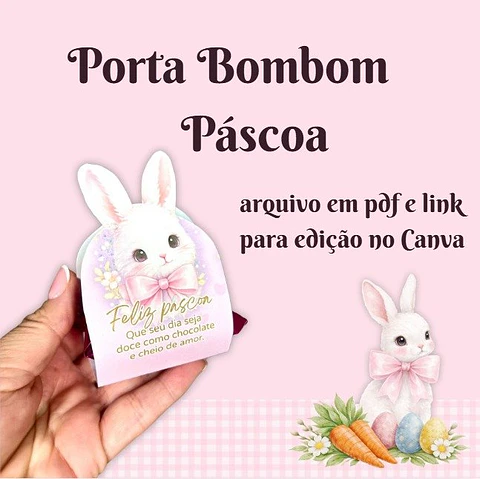 Arquivo Digital Porta Bombom Páscoa