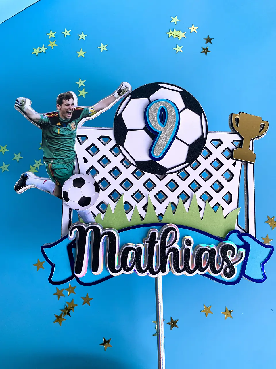 FUTEBOL GOOL Topo de Bolo Arquivo Digital 1