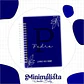 Caderneta e Livro do bebe Minimalista Azul - Arquivo Digital - Thumbnail 1