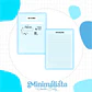 Caderneta e Livro do bebe Minimalista Azul Bebe - Arquivo Digital - Thumbnail 2