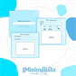 Caderneta e Livro do bebe Minimalista Azul Bebe - Arquivo Digital - Thumbnail 4