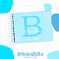 Caderneta e Livro do bebe Minimalista Azul Bebe - Arquivo Digital - Thumbnail 5