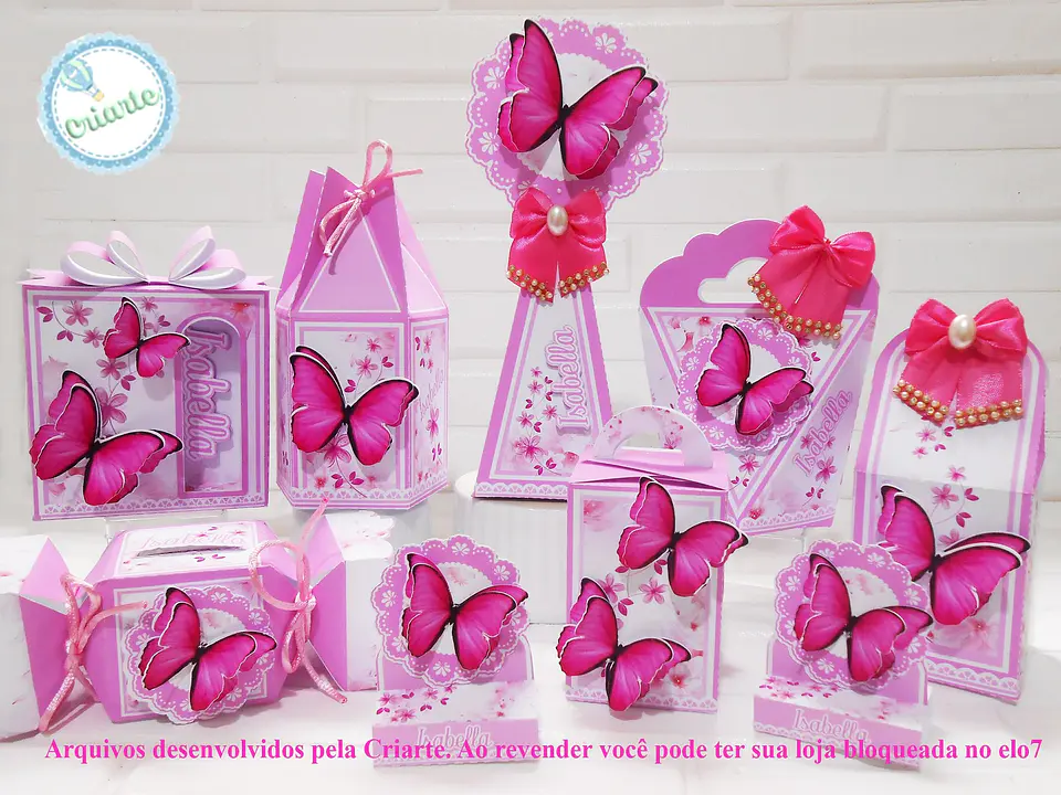 BORBOLETAS ROSA – Coletiva Festa Pronta 1