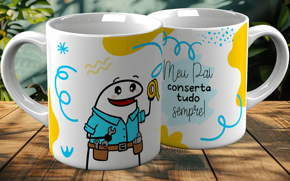 ESTAMPA FLORK PAI V2 CANECAS 5