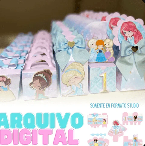 Princesas Disney Cute – Kit Festa Pronta