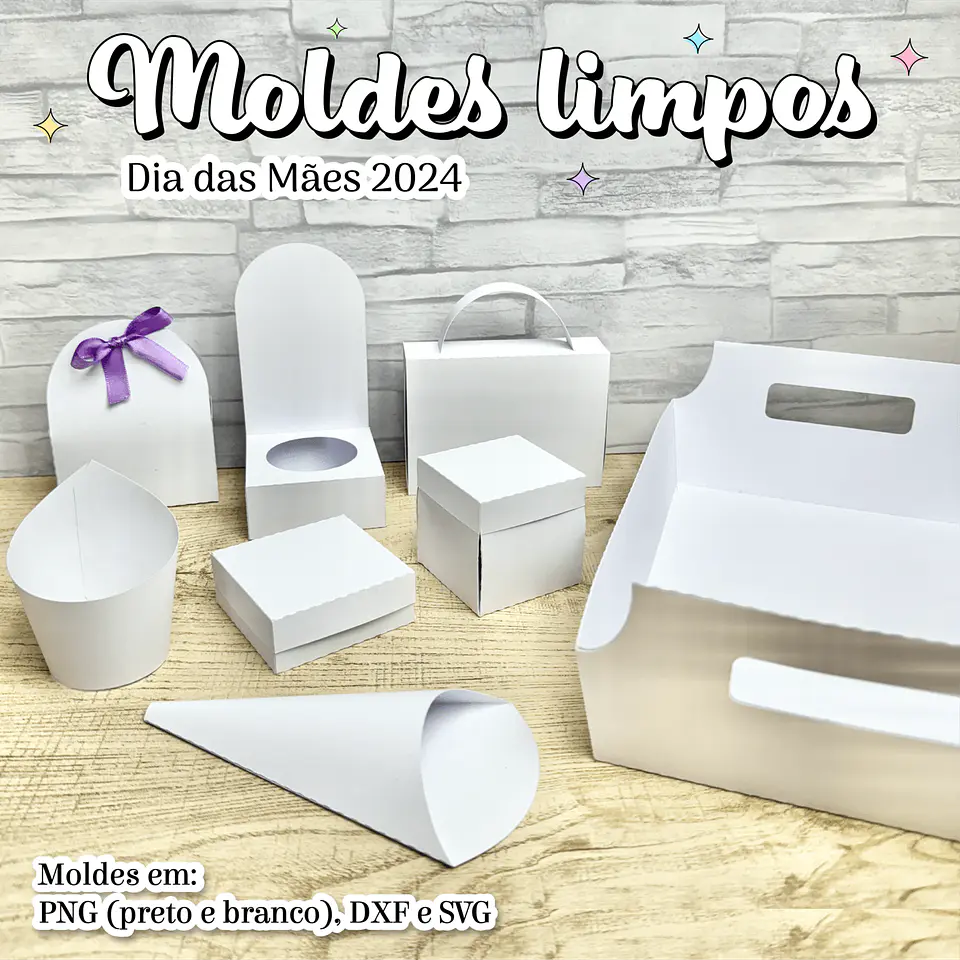 Kit Moldes Limpos – Dia das Mães 1