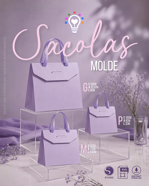 TRIO DE SACOLAS - Arquivo Digital