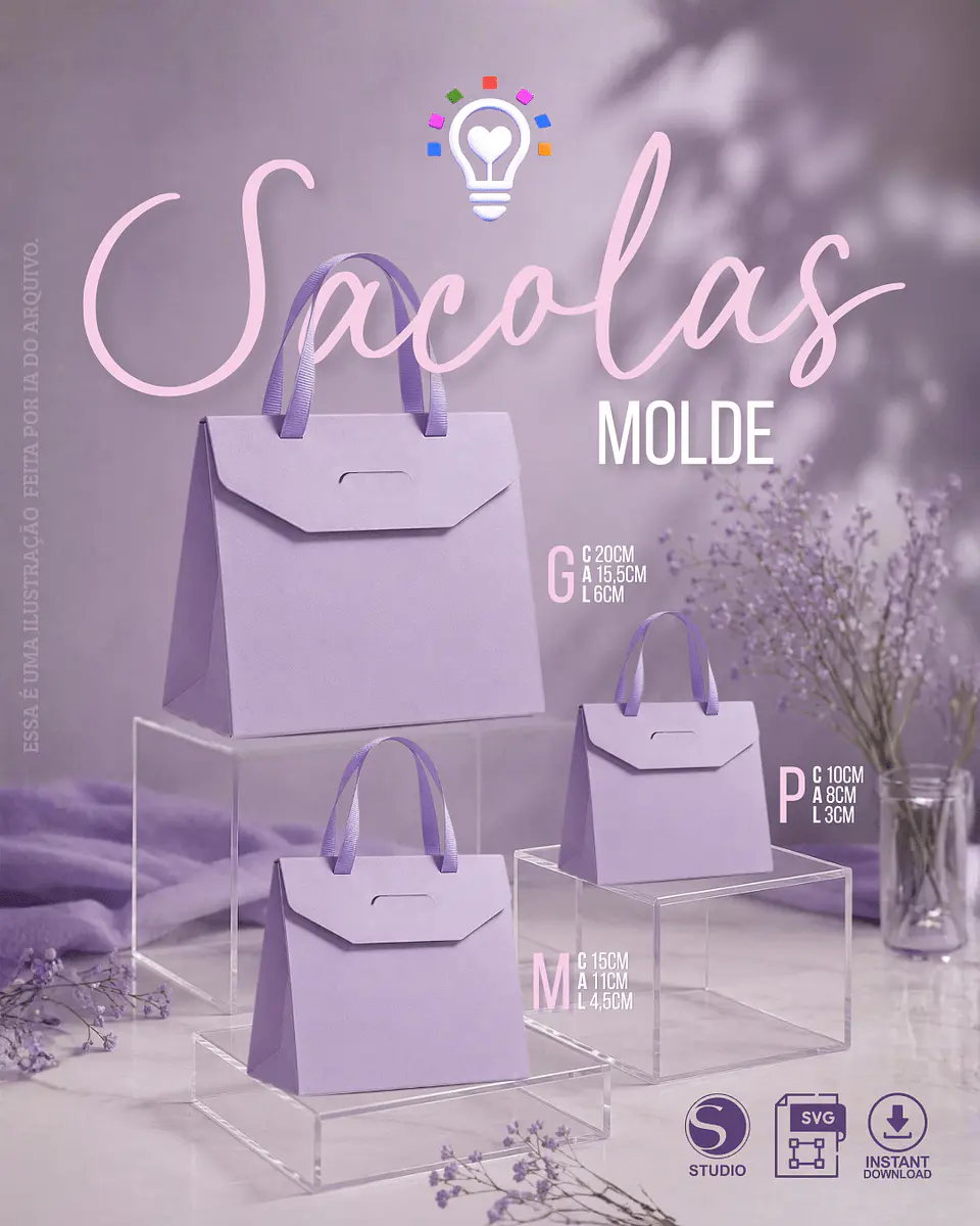 TRIO DE SACOLAS - Arquivo Digital 1