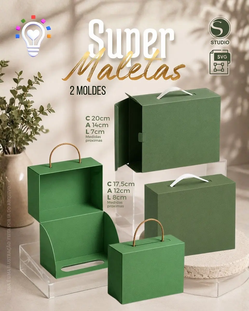 SUPER MALETAS COM MOLDE - Arquivo Digital 1