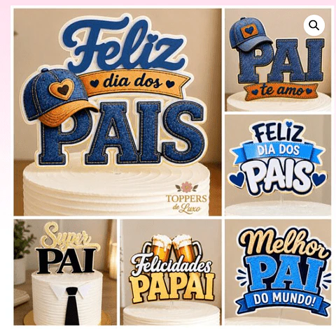 Dia dos Pais 2026 – Topos de Bolo
