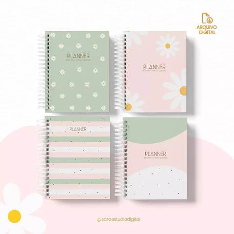 Planner Não Datado – Vertical e Horizontal
