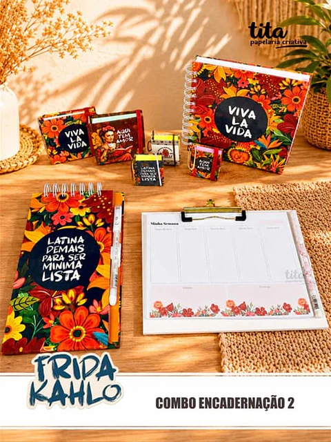 Frida Kahlo – Combo Encadernação 02 + Bônus