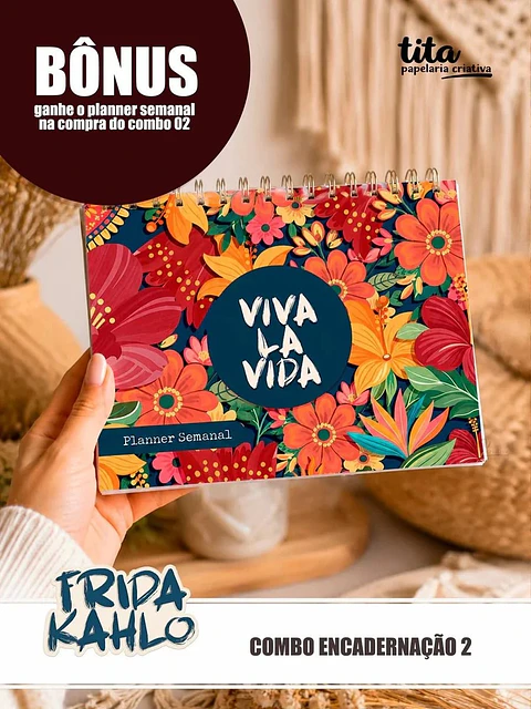 Frida Kahlo – Combo Encadernação 02 + Bônus
