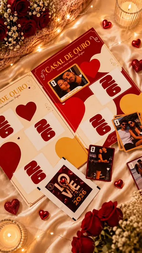 Arquivo Dia dos Namorados Álbum Copa Love