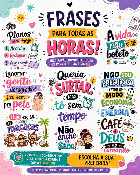 Coleção Frases Divertidas