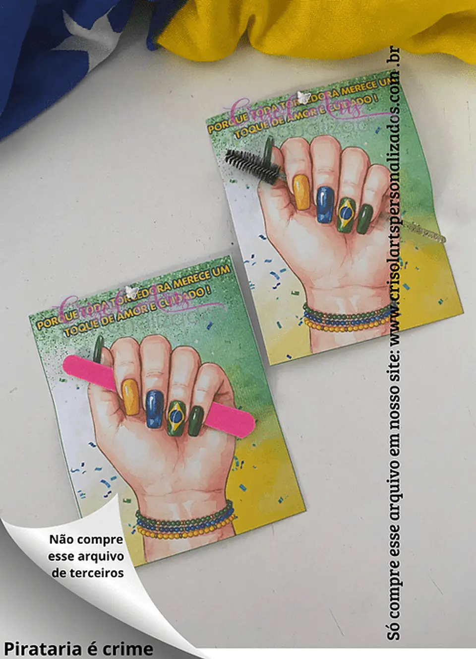 Card mini lixa ou escovinha Brasil 1