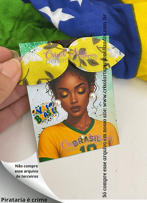 Card para brinco e xuxinha Brasil